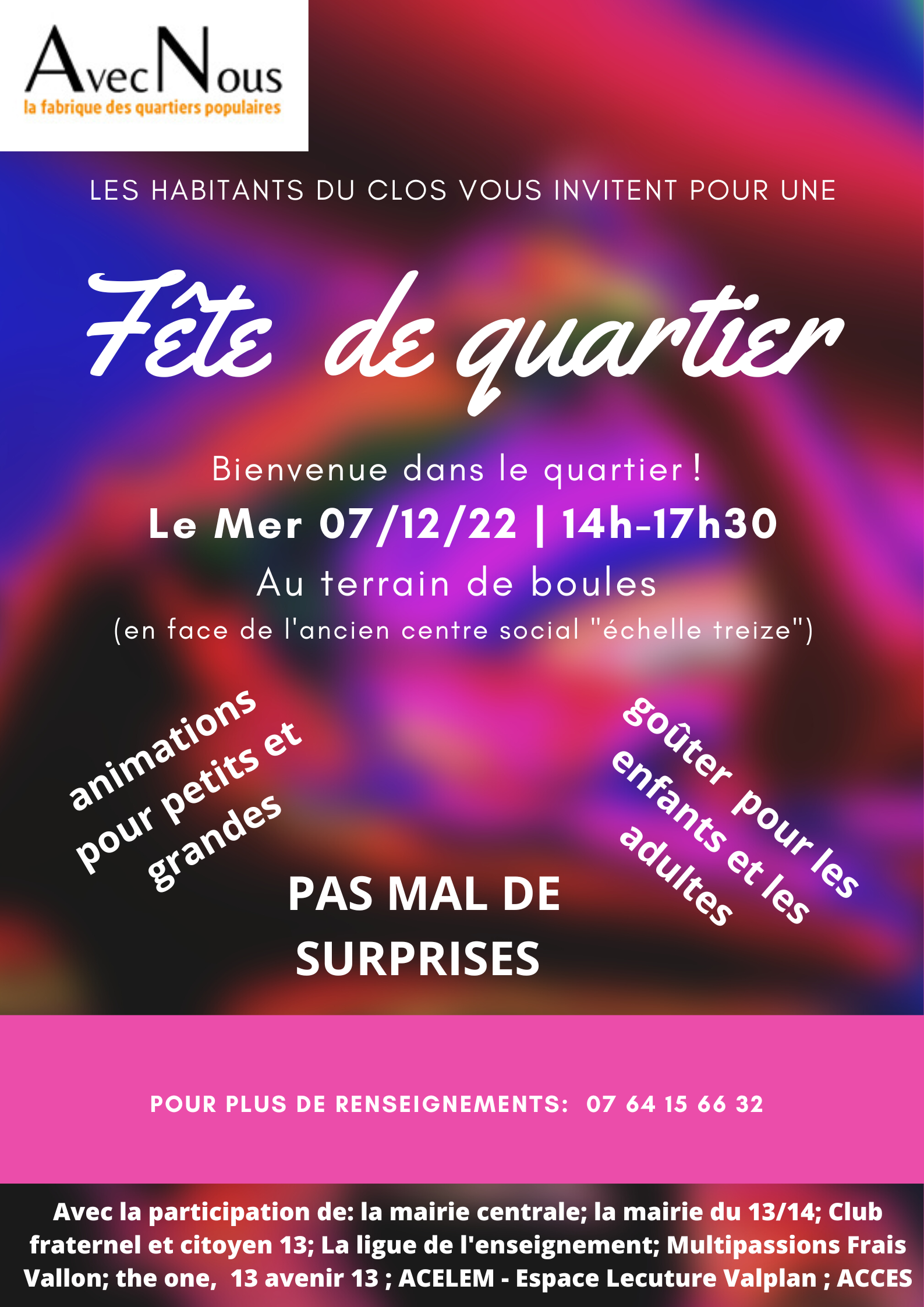 Fête de quartier - Le Clos